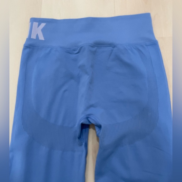 EUC Pink Active by Victoria Secret Seamless High Waist Leggings Blue. Size Large - Picture 10 of 11